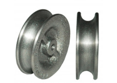 Stahl- und Grauguss Laufrollen mit runder Nut