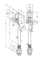 Falttorrolle für Holz- und Stahltore mit Rillenkugellager 810/22, 611/2