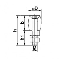 Gleitlager-Führungsrolle Ø 20 mm