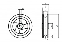 Brunnenrolle Ø 160 mm