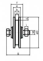 Kunststofflaufrolle Ø 60 mm