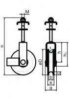 Kleiderrolle aus Kunststoff