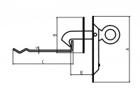 Windfalle für Fensterläden, 248/ 60