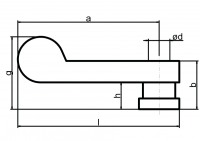 Metallvorreiber, halbe glatte, mit Ansatz- 4100/ 10