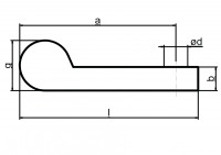 Metallvorreiber, halbe glatte, ohne Ansatz- 4100/ 40