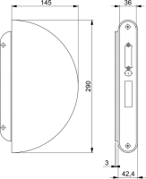 Gegenkasten, V2A, Nr. 144CNIG