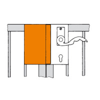 Gegenkasten, blank, Nr. 144GS - für Kastenbreite 30 mm