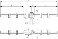 Torband, schraubbar Nr. 149TS - M20